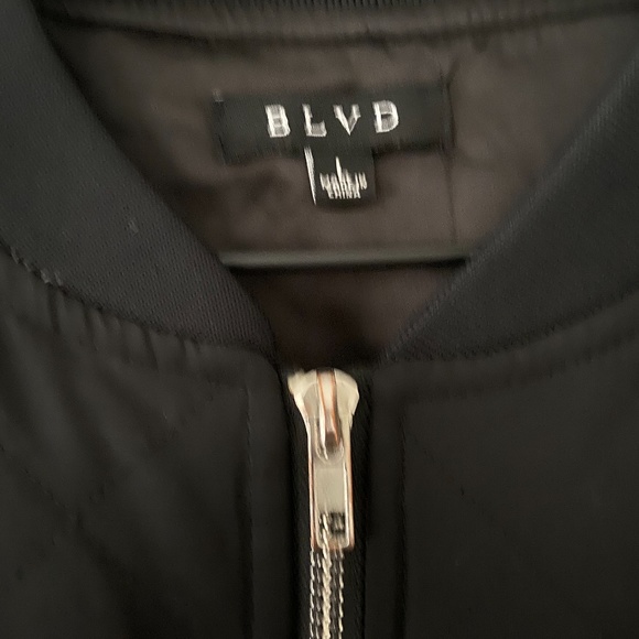 BLVD Bomber Jacket L (OG $155) - Picture 3 of 4